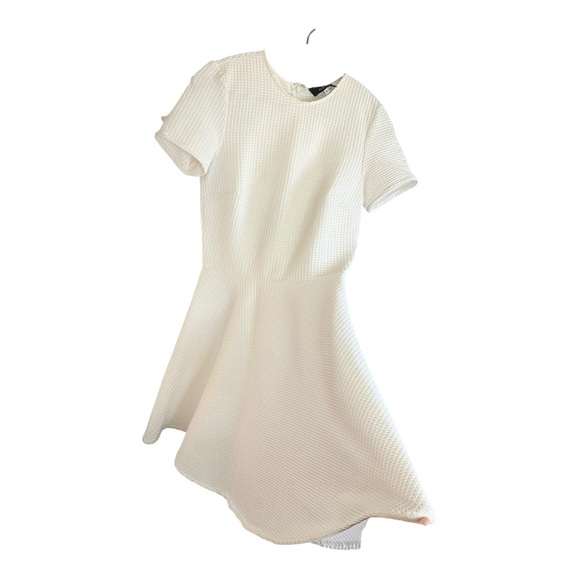Opening Ceremony White Textured Mini Dress Size Small - Picture 8 of 16